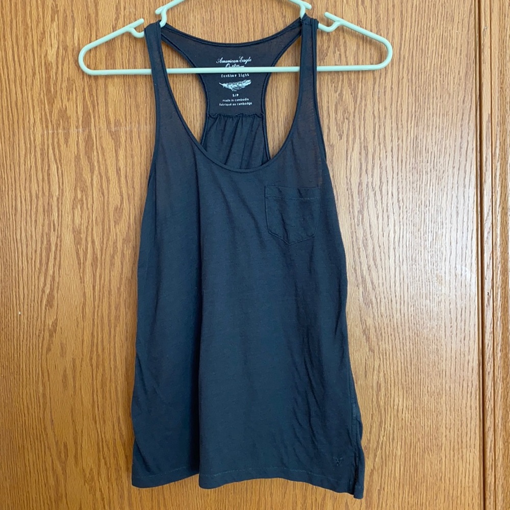 Charcoal American Eagle Tank
